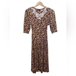 Vintage Eber San Francisco Women's Floral
Dress